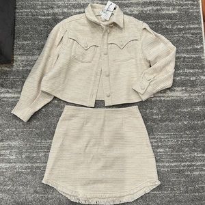 Sundays Pearl Jacket and Skirt Set